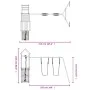 Impregnated pine wood outdoor playground by vidaXL, Swings and play structures - Ref: Foro24-3155875, Price: 357,31 €, Discou...