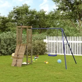 Outdoor playground made of impregnated pine wood by vidaXL, Swings and play structures - Ref: Foro24-3155950, Price: 231,49 €...