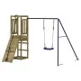 Outdoor playground made of impregnated pine wood by vidaXL, Swings and play structures - Ref: Foro24-3155950, Price: 231,49 €...