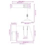 Douglas-Massivholz-Außenspielplatz von vidaXL, Schaukeln und Spielgeräte - Ref: Foro24-3155955, Preis: 226,89 €, Rabatt: %