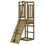 Spielhaus mit Kletterwand aus imprägniertem Kiefernholz von vidaXL, Schaukeln und Spielgeräte - Ref: Foro24-3155947, Preis: 1...