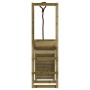 Playhouse with pine impregnated wood climbing wall by vidaXL, Swings and play structures - Ref: Foro24-3155947, Price: 161,33...