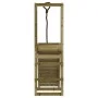 Playhouse with pine impregnated wood climbing wall by vidaXL, Swings and play structures - Ref: Foro24-3155947, Price: 154,90...