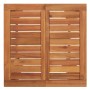 Hoher Gartentisch und Hocker, 5 Stück, massives Akazienholz von vidaXL, Gartensets - Ref: Foro24-3154389, Preis: 299,27 €, Ra...