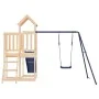 Parque infantil de exterior madera maciza de pino de vidaXL, Columpios y estructuras de juegos - Ref: Foro24-3155840, Precio:...