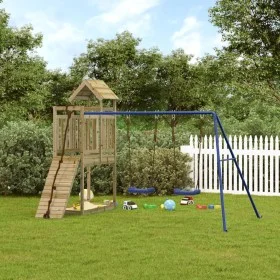 Outdoor playground made of impregnated pine wood by vidaXL, Swings and play structures - Ref: Foro24-3155971, Price: 326,68 €...