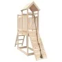 Spielhaus aus massivem Kiefernholz mit Kletterwand von vidaXL, Schaukeln und Spielgeräte - Ref: Foro24-3155867, Preis: 173,13...