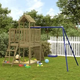 Outdoor playground made of impregnated pine wood by vidaXL, Swings and play structures - Ref: Foro24-3155836, Price: 402,86 €...