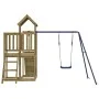 Spielplatz im Freien imprägniertes Kiefernholz von vidaXL, Schaukeln und Spielgeräte - Ref: Foro24-3155836, Preis: 403,27 €, ...