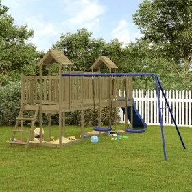 Outdoor playground made of impregnated pine wood by vidaXL, Swings and play structures - Ref: Foro24-3155848, Price: 798,36 €...