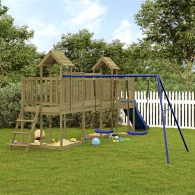 Spielplatz im Freien imprägniertes Kiefernholz von vidaXL, Schaukeln und Spielgeräte - Ref: Foro24-3155848, Preis: 820,32 €, ...