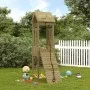 Playhouse with pine impregnated wood climbing wall by vidaXL, Swings and play structures - Ref: Foro24-3155812, Price: 174,93...
