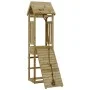 Playhouse with pine impregnated wood climbing wall by vidaXL, Swings and play structures - Ref: Foro24-3155812, Price: 174,93...