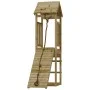 Playhouse with pine impregnated wood climbing wall by vidaXL, Swings and play structures - Ref: Foro24-3155812, Price: 174,93...
