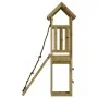 Playhouse with pine impregnated wood climbing wall by vidaXL, Swings and play structures - Ref: Foro24-3155812, Price: 174,93...