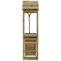 Playhouse with pine impregnated wood climbing wall by vidaXL, Swings and play structures - Ref: Foro24-3155812, Price: 174,93...