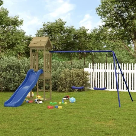 Impregnated pine wood outdoor playground by vidaXL, Swings and play structures - Ref: Foro24-3155824, Price: 264,81 €, Discou...