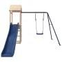 Parque infantil de exterior madera maciza de pino by vidaXL, Swings and play structures - Ref: Foro24-3155855, Price: 234,78 ...