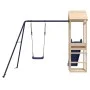 Parque infantil de exterior madera maciza de pino by vidaXL, Swings and play structures - Ref: Foro24-3155855, Price: 234,78 ...