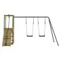 Parque infantil de exterior madera de pino impregnada de vidaXL, Columpios y estructuras de juegos - Ref: Foro24-3155923, Pre...