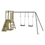 Parque infantil de exterior madera de pino impregnada de vidaXL, Columpios y estructuras de juegos - Ref: Foro24-3155923, Pre...
