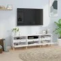 Sperrholz TV-Möbel weiß 150x30x44,5 cm von vidaXL, TV-Möbel - Ref: Foro24-831909, Preis: 86,94 €, Rabatt: %