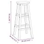 Garden table and 7-piece high stools set made of solid acacia wood. by vidaXL, Garden sets - Ref: Foro24-3154395, Price: 413,...