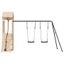 Solid pine wood outdoor playground by vidaXL, Swings and play structures - Ref: Foro24-3155816, Price: 242,92 €, Discount: %