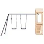 Solid pine wood outdoor playground by vidaXL, Swings and play structures - Ref: Foro24-3155816, Price: 242,92 €, Discount: %