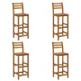 High garden table and stools 5 pcs solid acacia wood by vidaXL, Garden sets - Ref: Foro24-3154391, Price: 411,53 €, Discount: %