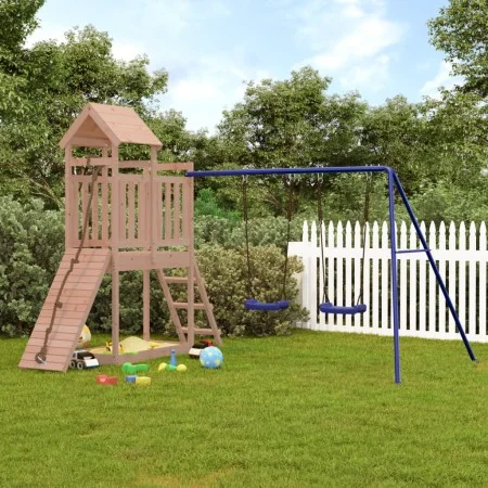Outdoor solid Douglas wood playground by vidaXL, Swings and play structures - Ref: Foro24-3155874, Price: 323,30 €, Discount: %