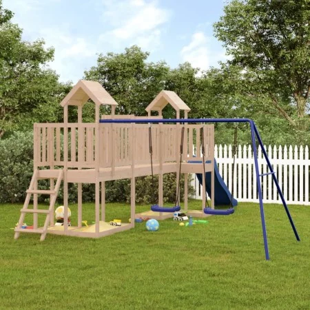 Solid pine wood outdoor playground by vidaXL, Swings and play structures - Ref: Foro24-3155846, Price: 718,58 €, Discount: %
