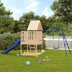 Spielplatz im Freien aus massivem Kiefernholz von vidaXL, Schaukeln und Spielgeräte - Ref: Foro24-3155936, Preis: 396,26 €, R...