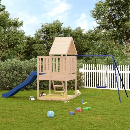 Solid pine wood outdoor playground by vidaXL, Swings and play structures - Ref: Foro24-3155936, Price: 396,26 €, Discount: %