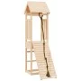 Playhouse with climbing wall solid pine wood by vidaXL, Swings and play structures - Ref: Foro24-3155810, Price: 157,06 €, Di...