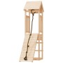 Spielhaus mit Kletterwand aus massivem Kiefernholz von vidaXL, Schaukeln und Spielgeräte - Ref: Foro24-3155810, Preis: 117,29...
