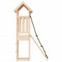 Spielhaus mit Kletterwand aus massivem Kiefernholz von vidaXL, Schaukeln und Spielgeräte - Ref: Foro24-3155810, Preis: 117,29...