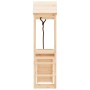 Playhouse with climbing wall solid pine wood by vidaXL, Swings and play structures - Ref: Foro24-3155810, Price: 117,49 €, Di...