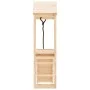 Playhouse with climbing wall solid pine wood by vidaXL, Swings and play structures - Ref: Foro24-3155810, Price: 157,06 €, Di...