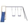 Spielplatz im Freien aus massivem Kiefernholz von vidaXL, Schaukeln und Spielgeräte - Ref: Foro24-3155957, Preis: 252,55 €, R...