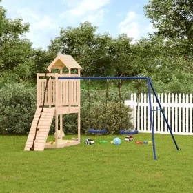 Solid pine wood outdoor playground by vidaXL, Swings and play structures - Ref: Foro24-3155969, Price: 301,24 €, Discount: %