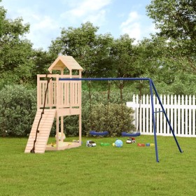 Spielplatz im Freien aus massivem Kiefernholz von vidaXL, Schaukeln und Spielgeräte - Ref: Foro24-3155969, Preis: 231,16 €, R...
