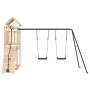 Solid pine wood outdoor playground by vidaXL, Swings and play structures - Ref: Foro24-3155969, Price: 301,24 €, Discount: %
