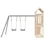 Solid pine wood outdoor playground by vidaXL, Swings and play structures - Ref: Foro24-3155969, Price: 301,24 €, Discount: %