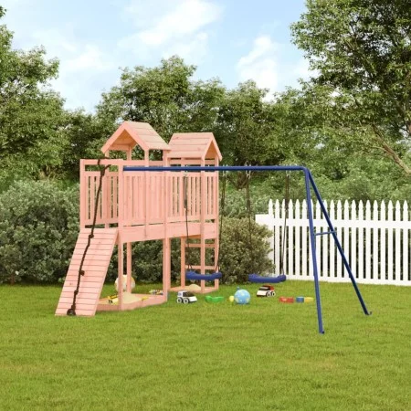 Outdoor solid Douglas wood playground by vidaXL, Swings and play structures - Ref: Foro24-3155973, Price: 498,33 €, Discount: %