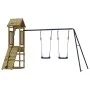 Impregnated pine wood outdoor playground by vidaXL, Swings and play structures - Ref: Foro24-3155818, Price: 260,42 €, Discou...