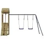 Impregnated pine wood outdoor playground by vidaXL, Swings and play structures - Ref: Foro24-3155818, Price: 260,42 €, Discou...