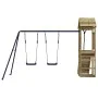 Spielplatz im Freien aus imprägniertem Kiefernholz von vidaXL, Schaukeln und Spielgeräte - Ref: Foro24-3155818, Preis: 271,49...