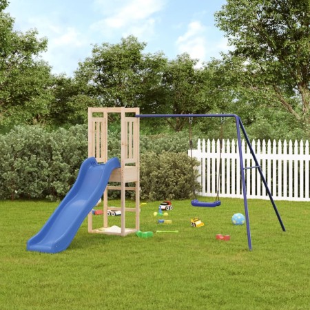 Spielplatz im Freien aus massivem Kiefernholz von vidaXL, Schaukeln und Spielgeräte - Ref: Foro24-3155954, Preis: 225,47 €, R...