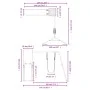 Parque infantil de exterior madera maciza de pino de vidaXL, Columpios y estructuras de juegos - Ref: Foro24-3155954, Precio:...